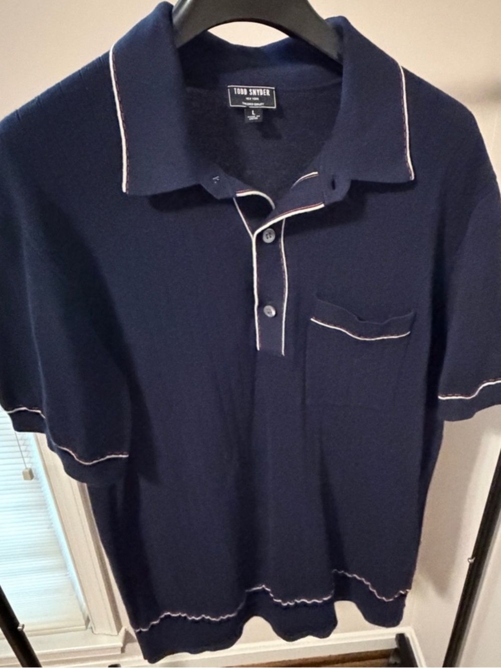 Todd Snyder Navy Polo